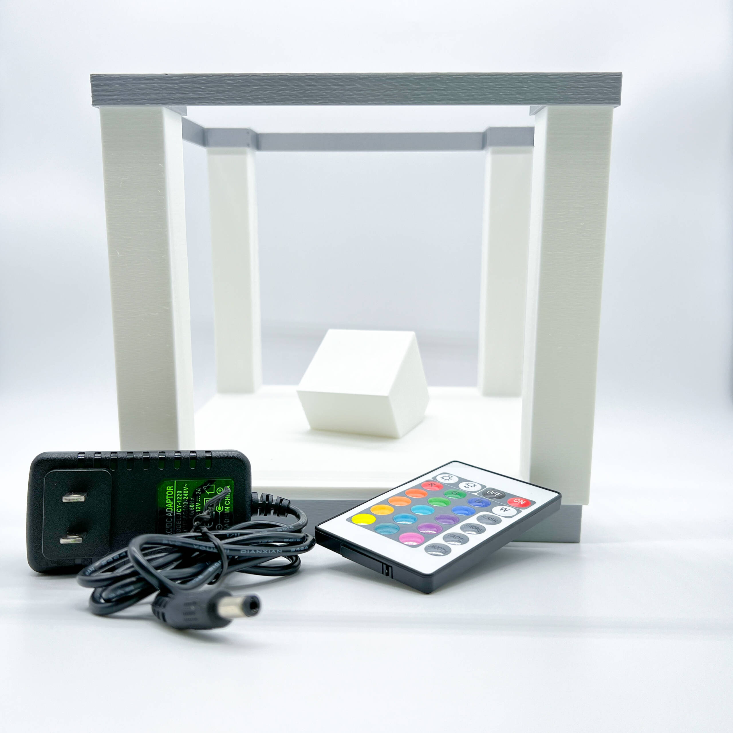 Remote Control and Power Plug Included